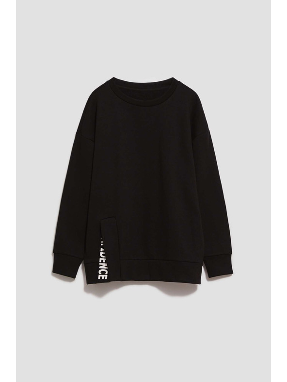 Moodo Oversized pulover z napisom Moodo