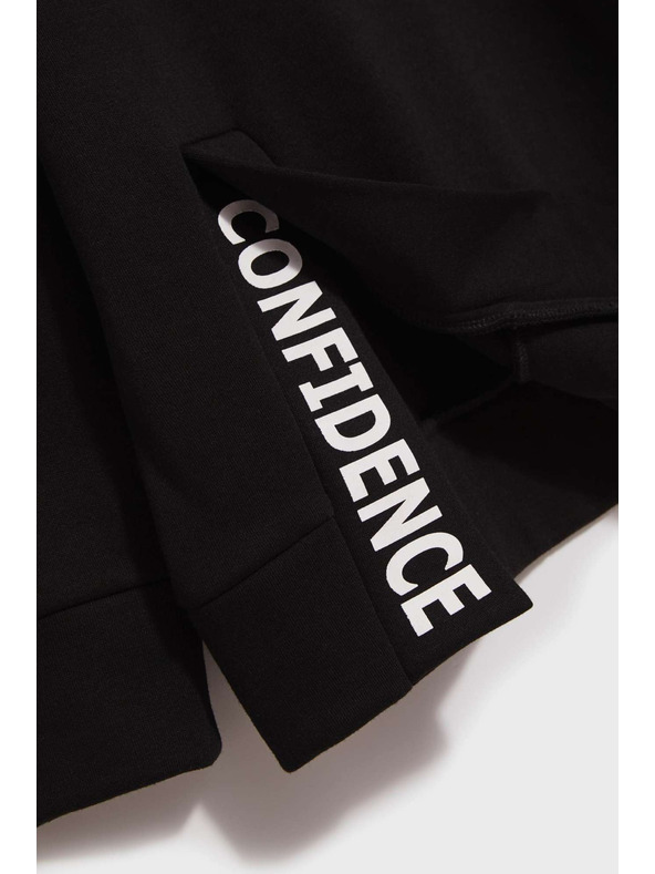 Moodo Oversized pulover z napisom Moodo