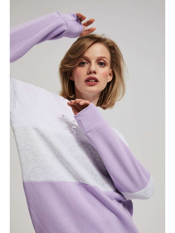 Moodo Pulover s potiskom sivke Moodo