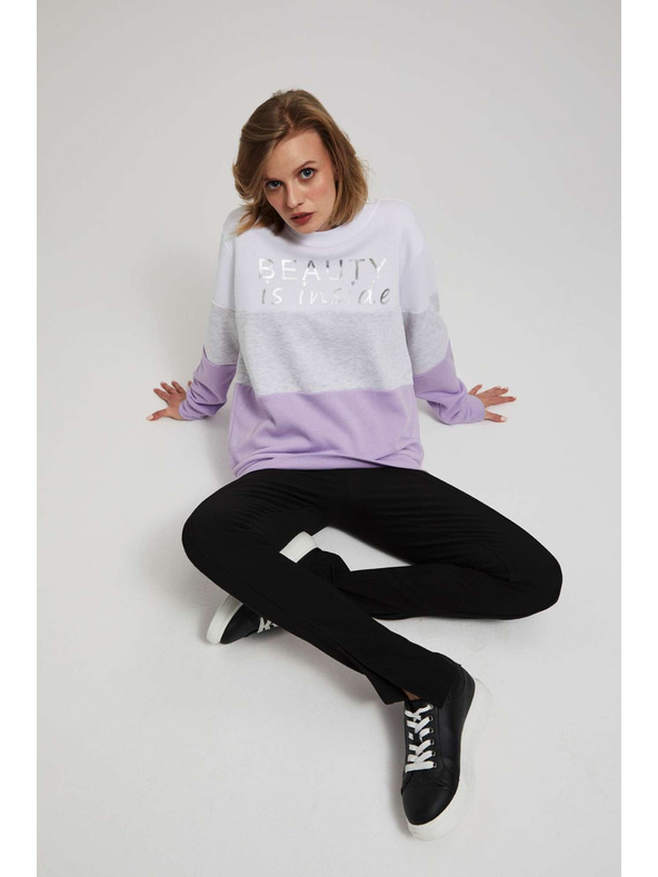 Moodo Pulover s potiskom sivke Moodo