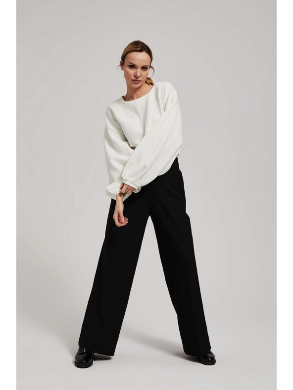 Moodo Pulover s široko ovratnico bisernih odtenkov Moodo