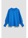 Moodo Bluza z napihnjenimi rokavi azurna Moodo