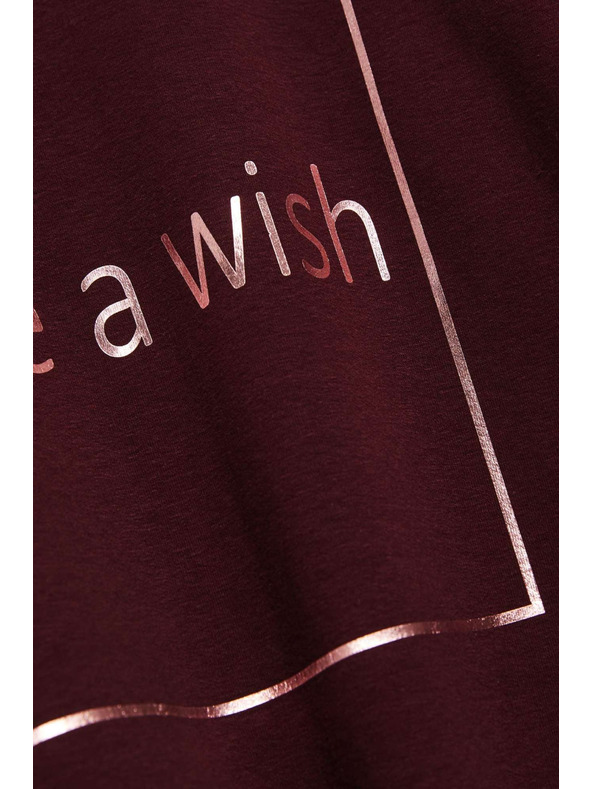 Moodo Preprosta hoodie s tiskom Moodo