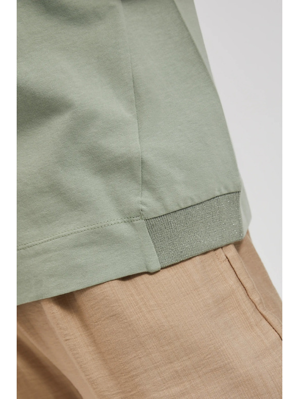 Moodo Olivna bluza s tiskom Moodo