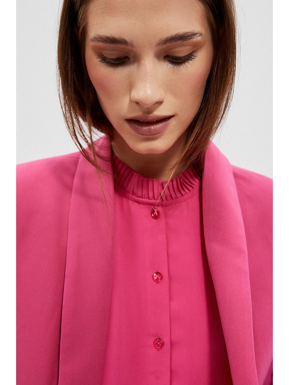 Moodo Gladko rožnato suknjič Moodo