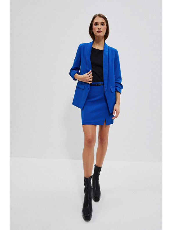 Moodo Gladko modro suknjič Moodo