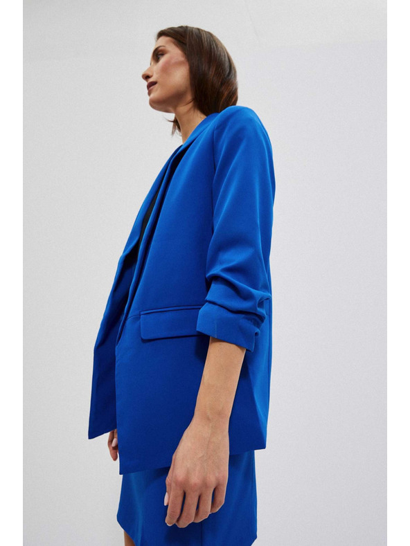 Moodo Gladko modro suknjič Moodo