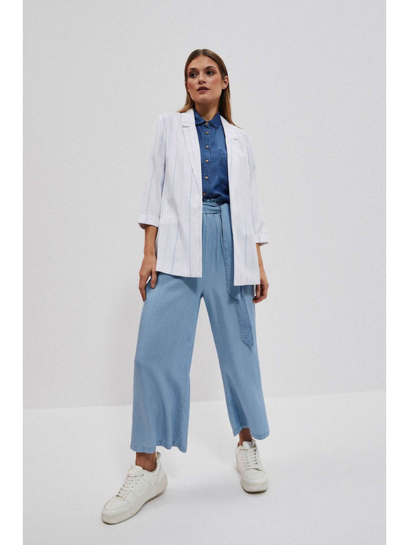 Moodo Belo prugasto suknjič Moodo