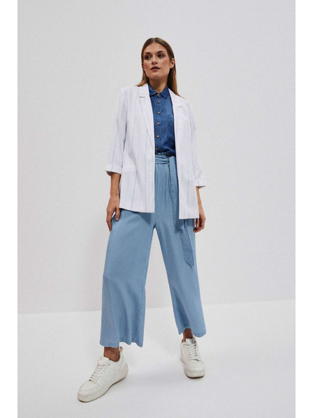 Moodo Belo prugasto suknjič Moodo