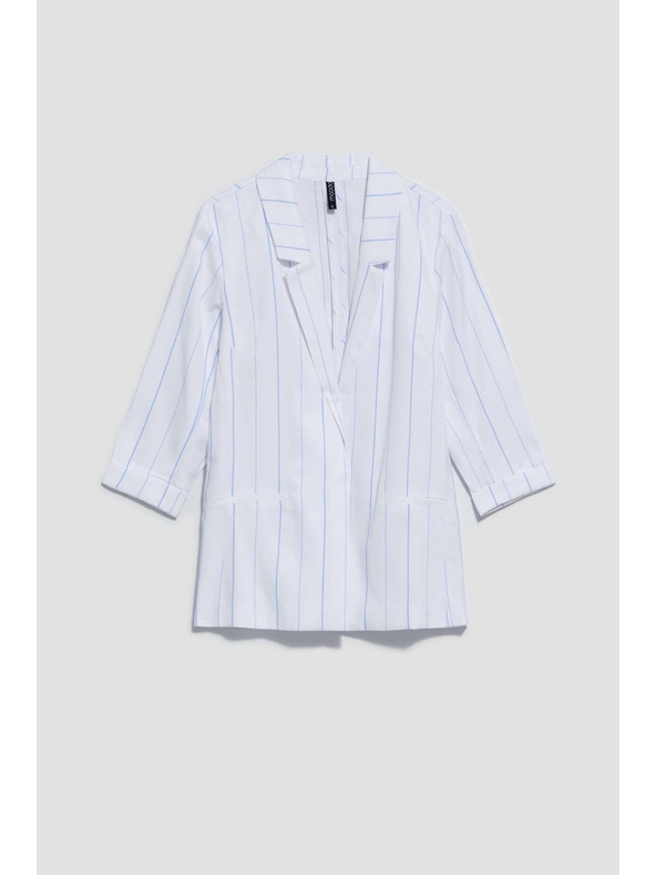 Moodo Belo prugasto suknjič Moodo