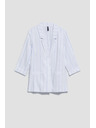 Moodo Belo prugasto suknjič Moodo