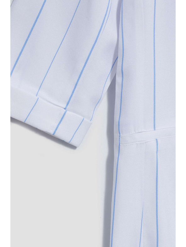 Moodo Belo prugasto suknjič Moodo