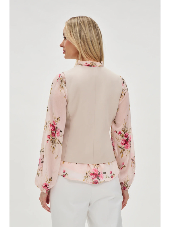 Moodo Eleganten bež telovnik Moodo