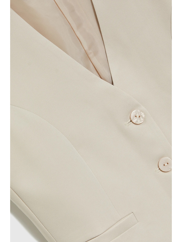 Moodo Eleganten bež telovnik Moodo