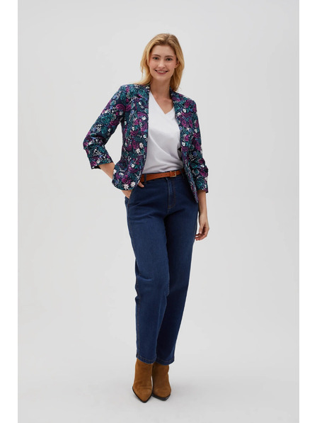 Moodo Suknjič s 3/4 rokavi temno moder Moodo