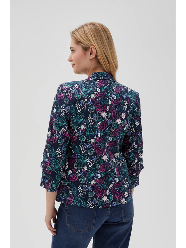 Moodo Suknjič s 3/4 rokavi temno moder Moodo