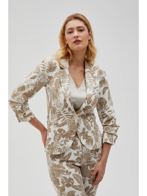 Moodo Suknjič z vzorcem bež Moodo