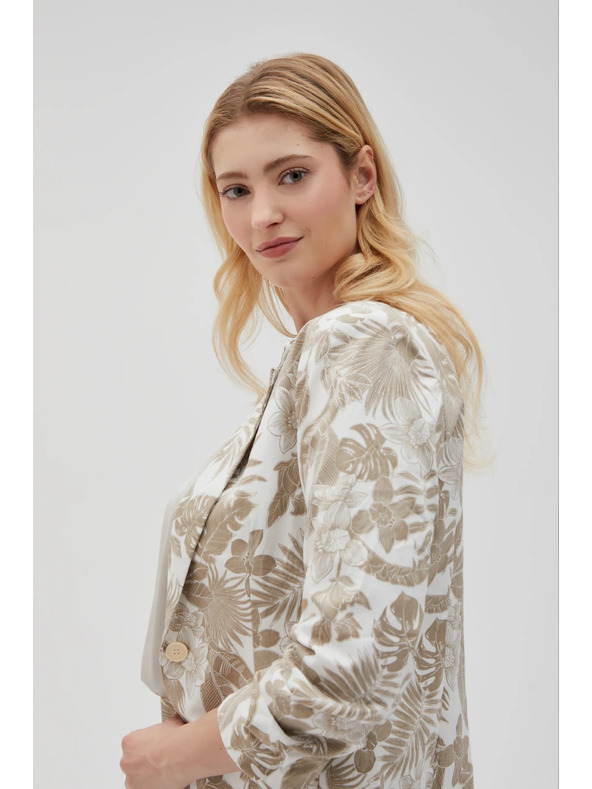 Moodo Suknjič z vzorcem bež Moodo