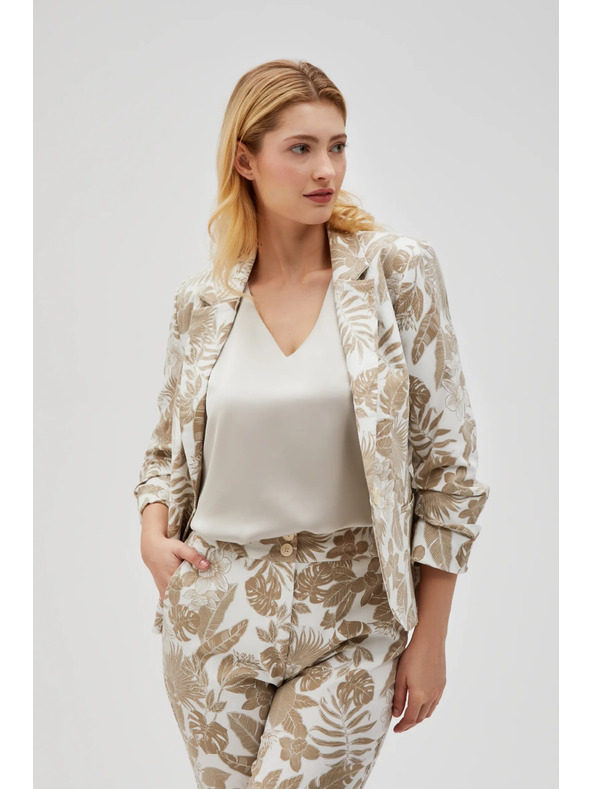 Moodo Suknjič z vzorcem bež Moodo