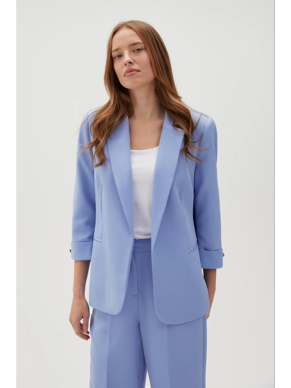 Moodo Suknjič s 3/4 rokavi svetlo moder Moodo