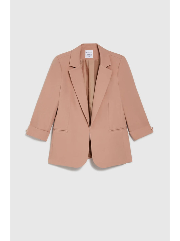 Moodo Suknjič s 3/4 rokavi bež Moodo