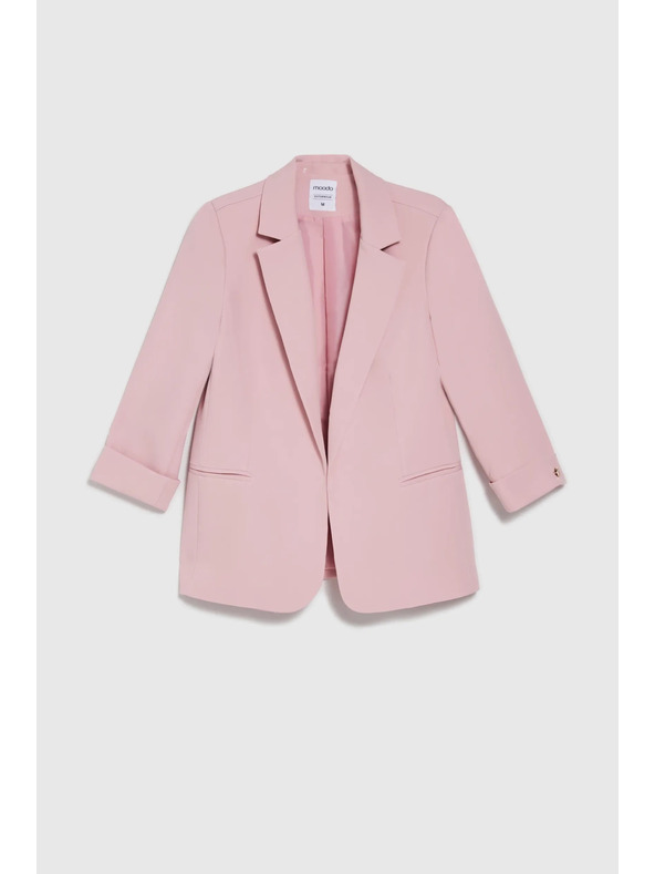 Moodo Suknjič s 3/4 rokavi rožnat Moodo