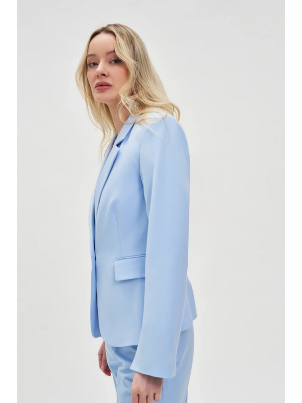 Moodo Kratek suknjič svetlo moder Moodo