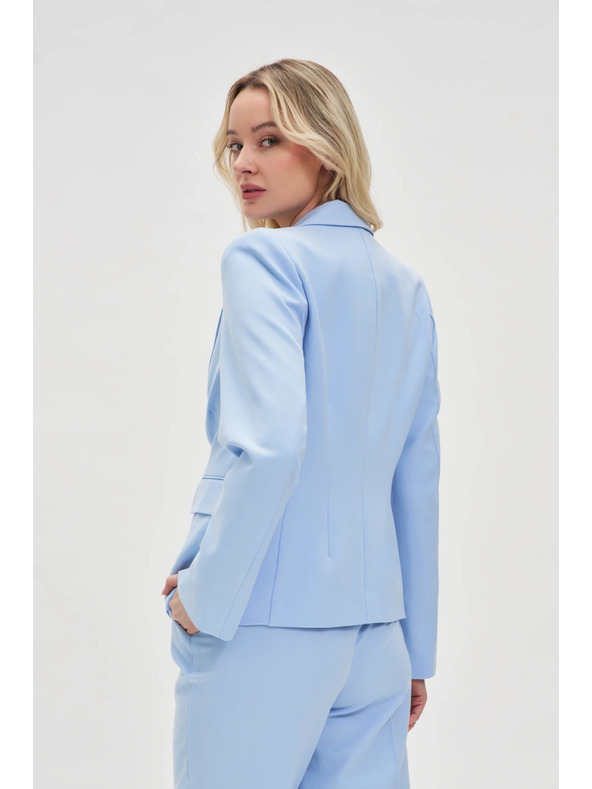 Moodo Kratek suknjič svetlo moder Moodo