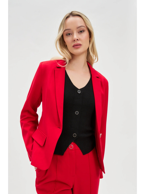 Moodo Kratek suknjič rdeč Moodo