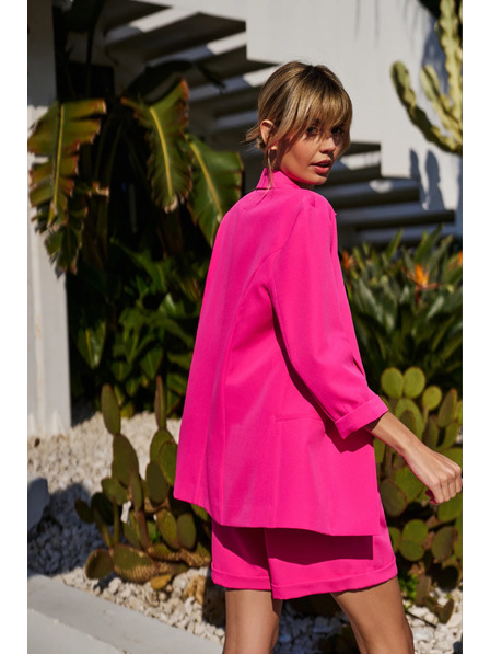 Moodo Suknjič s 3/4 rokavi rožnat Moodo