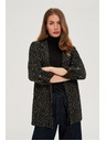 Moodo Suknjič z živalskim vzorcem črn Moodo