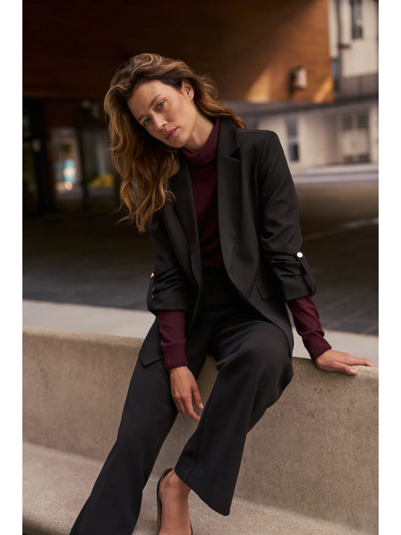 Moodo Suknjič s 3/4 rokavi črn Moodo