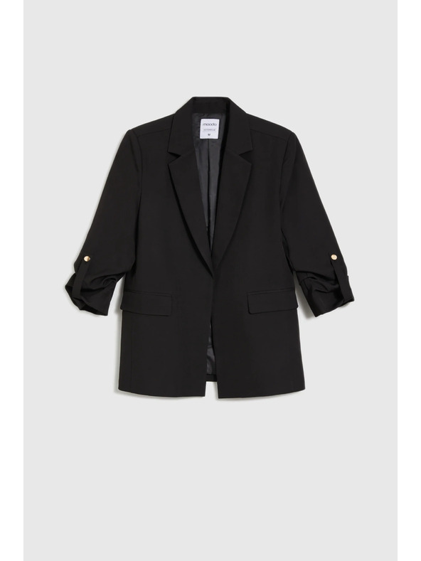 Moodo Suknjič s 3/4 rokavi črn Moodo