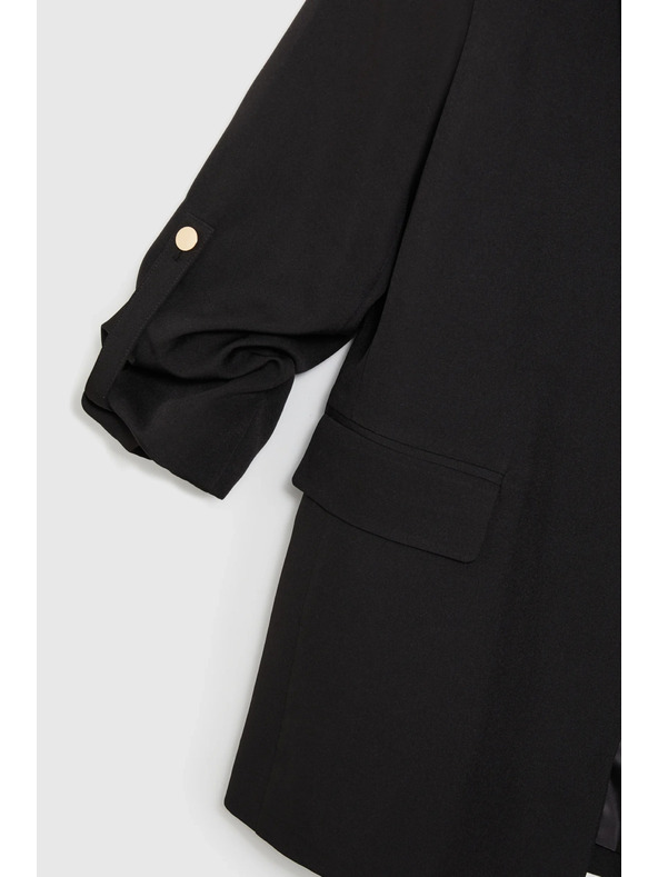 Moodo Suknjič s 3/4 rokavi črn Moodo