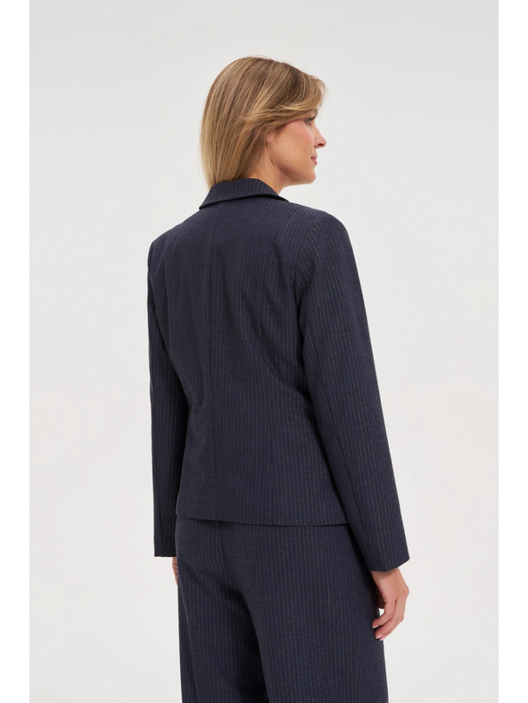 Moodo Modro prugast suknjič Moodo