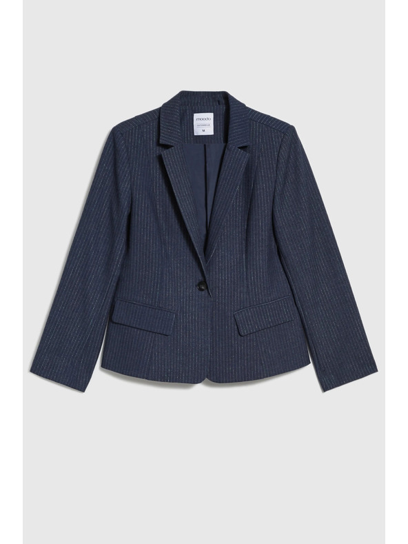 Moodo Modro prugast suknjič Moodo