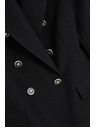 Moodo Suknjič z okrasnimi gumbi črn Moodo