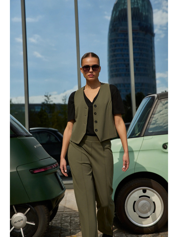 Moodo Telovnik olivno zelen Moodo