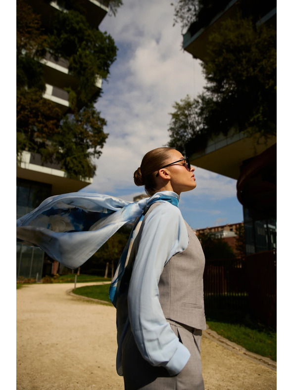 Moodo Eleganten telovnik siv Moodo