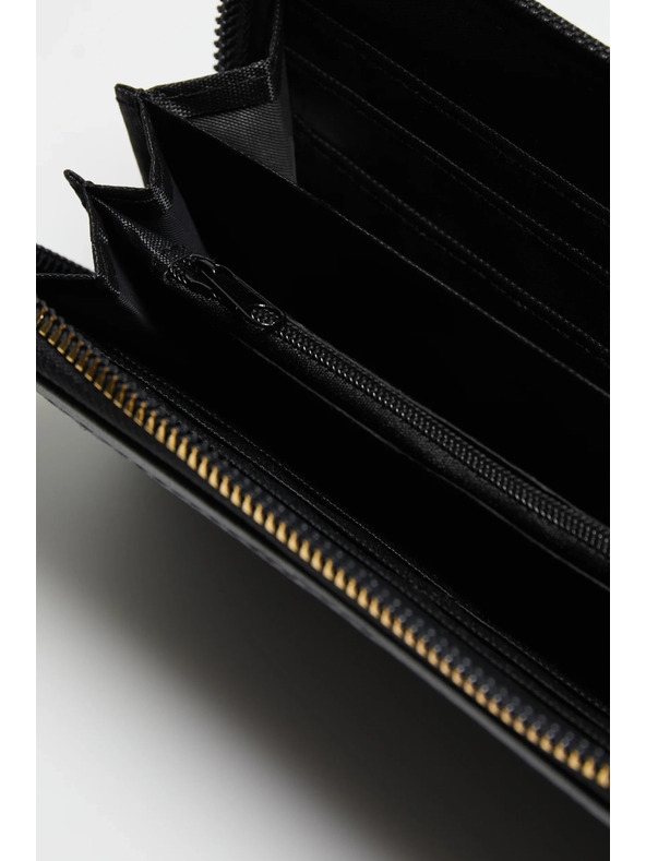 Moodo Denarnica z zadrgo črna Moodo