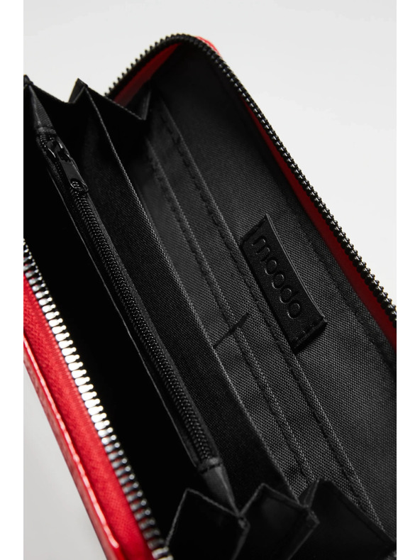 Moodo Denarnica s sponko rdeča Moodo