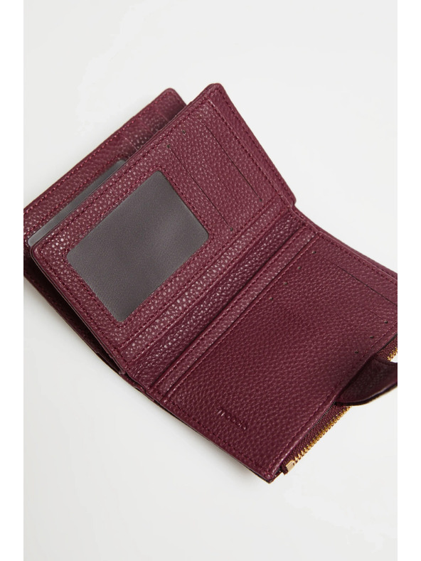 Moodo Denarnica z živalskim vzorcem vinsko rdeča Moodo