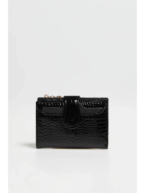 Moodo Denarnica z živalskim vzorcem črna Moodo