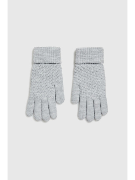 Moodo Pletene sive rokavice Moodo