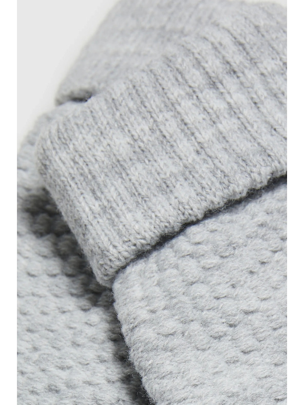 Moodo Pletene sive rokavice Moodo