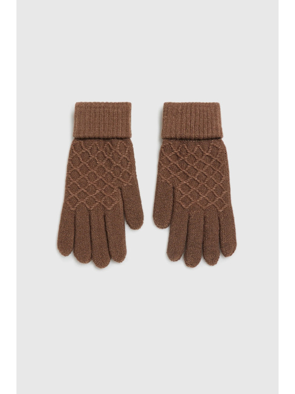 Moodo Pletene bežaste rokavice Moodo