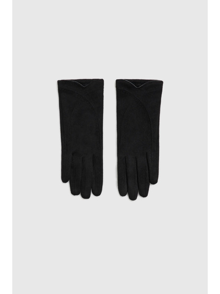 Moodo Gladke rokavice črne Moodo