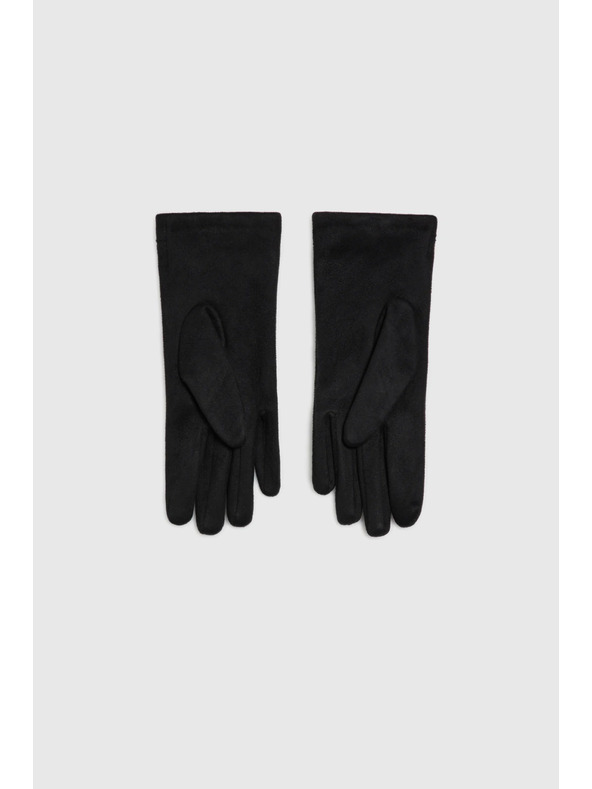 Moodo Gladke rokavice črne Moodo