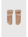 Moodo Rokavice s krznom bež Moodo