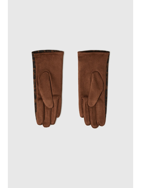 Moodo Rjave leopardne rokavice Moodo